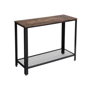 VASAGLE Vintage Console Table — Rustic Brown